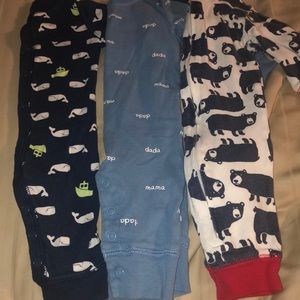 3m footless pjs